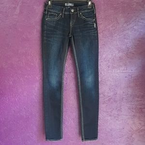 Silver Aiko Skinny Jeans